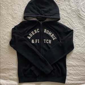 navy full zip jacket